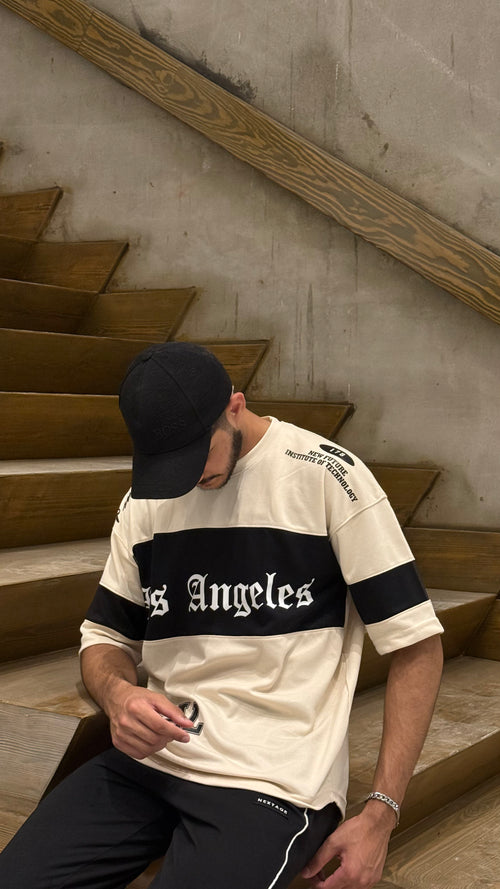 Double sided cotton drop shoulder