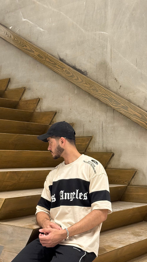 Double sided cotton drop shoulder